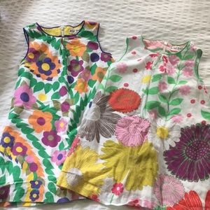 Bundle of Mini Boden Linen Dresses